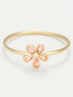 OR ÉCLAT Złoty pierścionek "Reese" z cyrkoniami rozmiar: 52