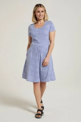 Orchid Patterned – damska sukienka UV - Blue Mountain Warehouse