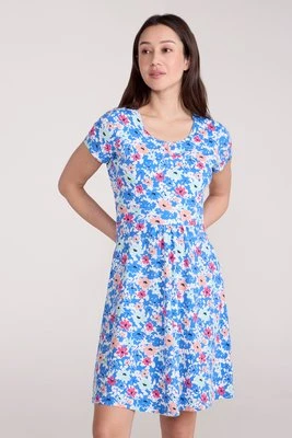 Orchid Patterned – damska sukienka UV - Blue Mountain Warehouse