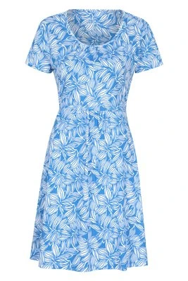 Orchid Patterned – damska sukienka UV - Blue Mountain Warehouse