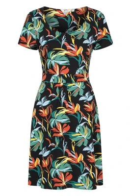 Orchid Patterned – damska sukienka UV - Charcoal Mountain Warehouse