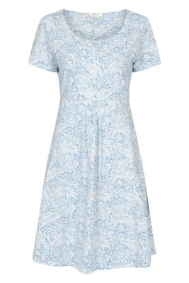 Orchid Patterned – damska sukienka UV - Light Blue Mountain Warehouse