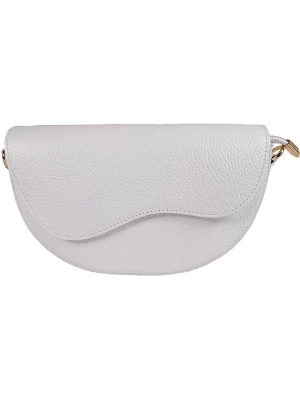 ORE10 Skórzana torebka "Brais" w kolorze białym - 26 x 17 x 8 cm rozmiar: onesize