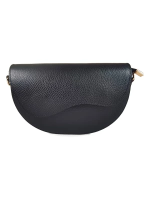 ORE10 Skórzana torebka "Brais" w kolorze czarnym - 26 x 17 x 8 cm rozmiar: onesize