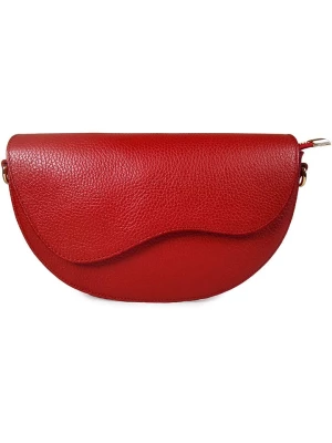 ORE10 Skórzana torebka "Brais" w kolorze czerwonym - 26 x 17 x 8 cm rozmiar: onesize