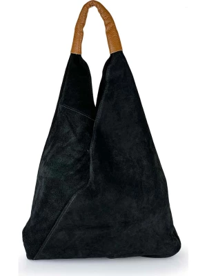 ORE10 Skórzana torebka "Lord" w kolorze czarnym - 34 x 39 x 8 cm rozmiar: onesize