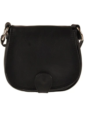ORE10 Skórzana torebka w kolorze czarnym - 17 x 19 x 6 cm rozmiar: onesize