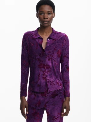 Orientalna koszulka zapinana na guziki Desigual