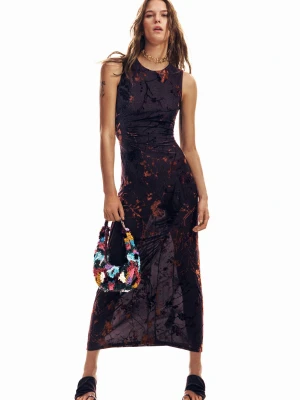 Orientalna sukienka midi Desigual