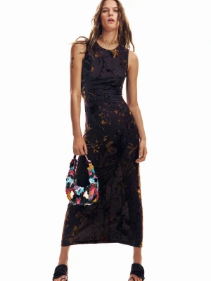 Orientalna sukienka midi Desigual