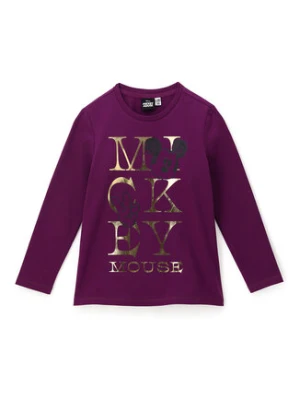 Original Marines Bluzka MICKEY MOUSE DCAV3566F Fioletowy Regular Fit