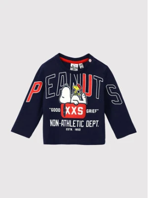 Original Marines Bluzka PEANUTS DCPV0239NM Granatowy Regular Fit