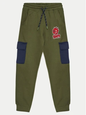 Original Marines Joggery DDA2623B Zielony Regular Fit