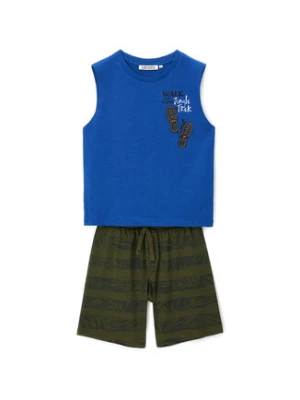 Original Marines Komplet top i spodenki DFP4323YM Kolorowy Regular Fit