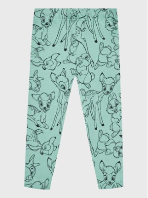 Original Marines Legginsy DISNEY DCAV1568NF Zielony Slim Fit