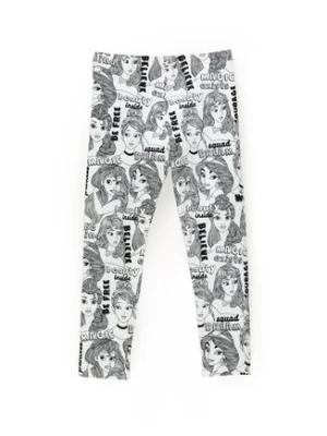 Original Marines Legginsy DISNEY DCAV3655F Biały Slim Fit