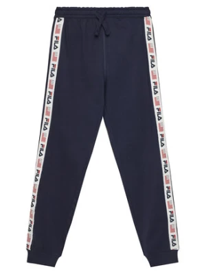 Original Marines Spodnie dresowe FILA DFPV4177YM Granatowy Regular Fit