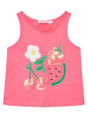 Original Marines T-Shirt DFP3196CF Różowy Regular Fit