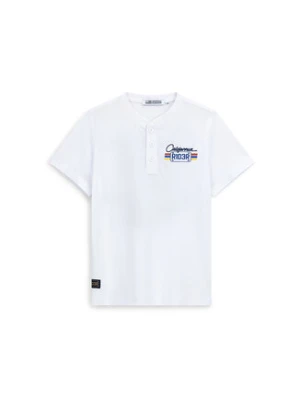 Original Marines T-Shirt DFP4198YM Biały Regular Fit