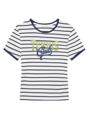 Original Marines T-Shirt DFP5189YF Biały Regular Fit