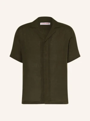 Orlebar Brown Koszula Resortowa Maitan Ii Regular Fit Z Lnu gruen