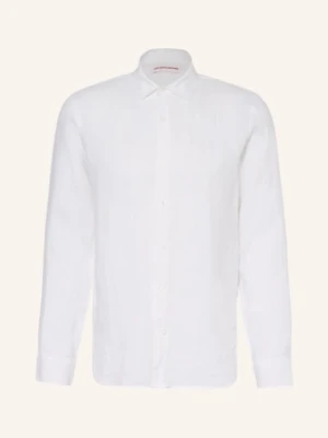 Orlebar Brown Koszula Z Lnu Giles Tailored Fit weiss