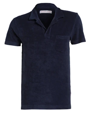 Orlebar Brown Koszulka Polo Z Frotte Terry blau