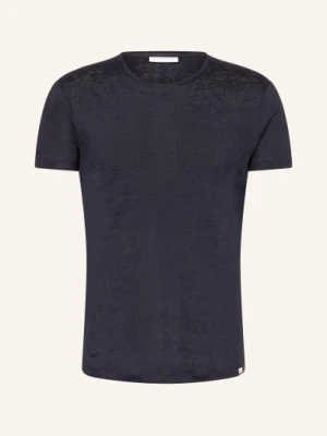 Orlebar Brown Koszulka Z Lnu blau