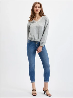 orsay Bluza w kolorze jasnoszarym rozmiar: M