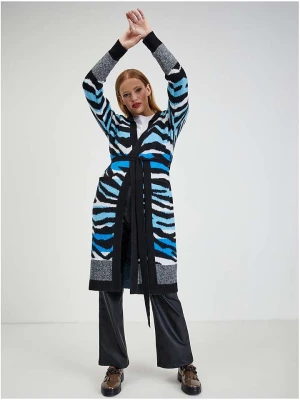 orsay Kardigan w kolorze czarno-niebieskim rozmiar: L