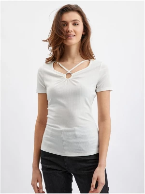 orsay Koszulka w kolorze białym rozmiar: L