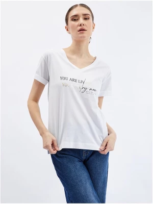 orsay Koszulka w kolorze białym rozmiar: XL