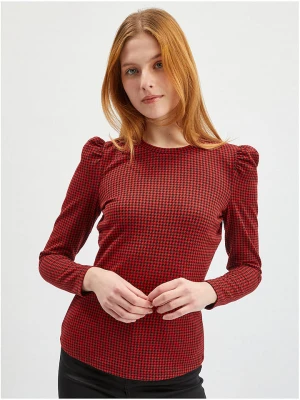 orsay Koszulka w kolorze czerwono-czarnym rozmiar: M