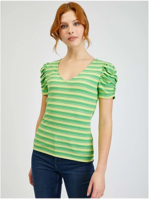 orsay Koszulka w kolorze zielonym rozmiar: XS