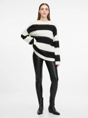 orsay Legginsy w kolorze czarnym ze skóry syntetycznej rozmiar: S