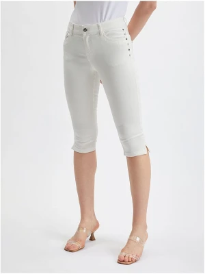 Zdjęcie produktu orsay Rybaczki dżinsowe - Skinny fit - w kolorze białym rozmiar: 38