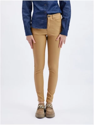 orsay Spodnie w kolorze jasnobrązowym rozmiar: 38