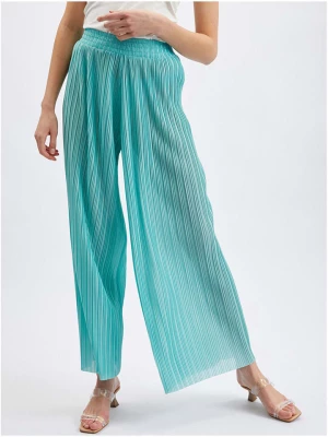 orsay Spodnie w kolorze turkusowym rozmiar: L