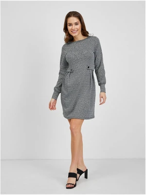 orsay Sukienka dzianinowa w kolorze czarnym rozmiar: M