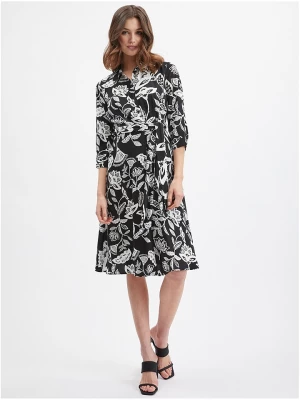 orsay Sukienka w kolorze czarno-białym rozmiar: 40