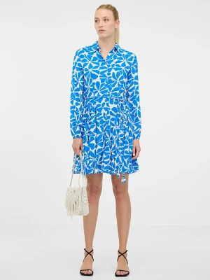 orsay Sukienka w kolorze niebiesko-białym rozmiar: 34