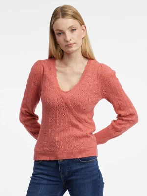 orsay Sweter w kolorze różowym rozmiar: L