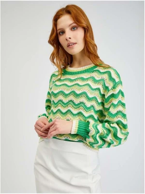 orsay Sweter w kolorze zielonym rozmiar: M