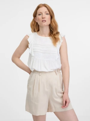 orsay Top w kolorze białym rozmiar: 40
