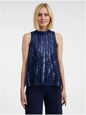 orsay Top w kolorze granatowym rozmiar: 38