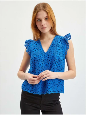 orsay Top w kolorze niebieskim rozmiar: 36