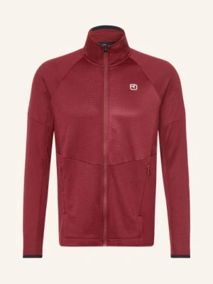 Ortovox Kurtka Warstwowa Fleece Light Grid rot