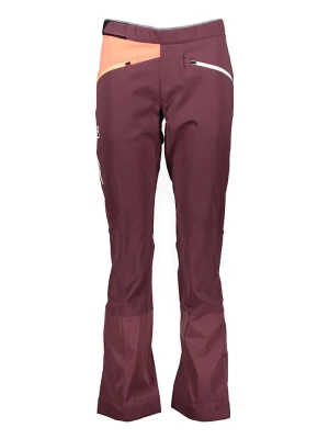 ORTOVOX Spodnie softshellowe "Col Becchei" w kolorze bordowym rozmiar: L