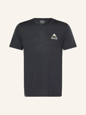 Ortovox T-Shirt 140 Cool Triangle schwarz CZARNY
