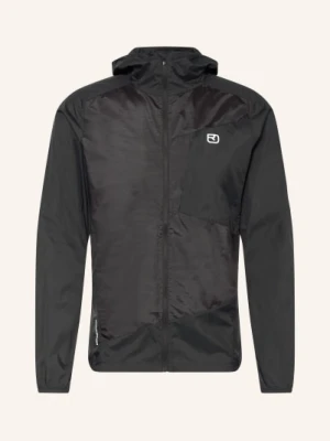 Ortovox Wiatrówka Trace Z Wełną Merynosową schwarz